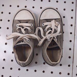 Classic Converse Gray Sneakers, Size Toddler 8